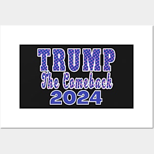 TRUMP THE COMEBACK 2024 | CONSERVATIVE PATRIOT GIFTS Posters and Art